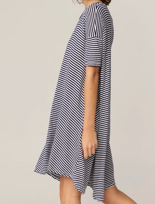 Stripe pop T dress