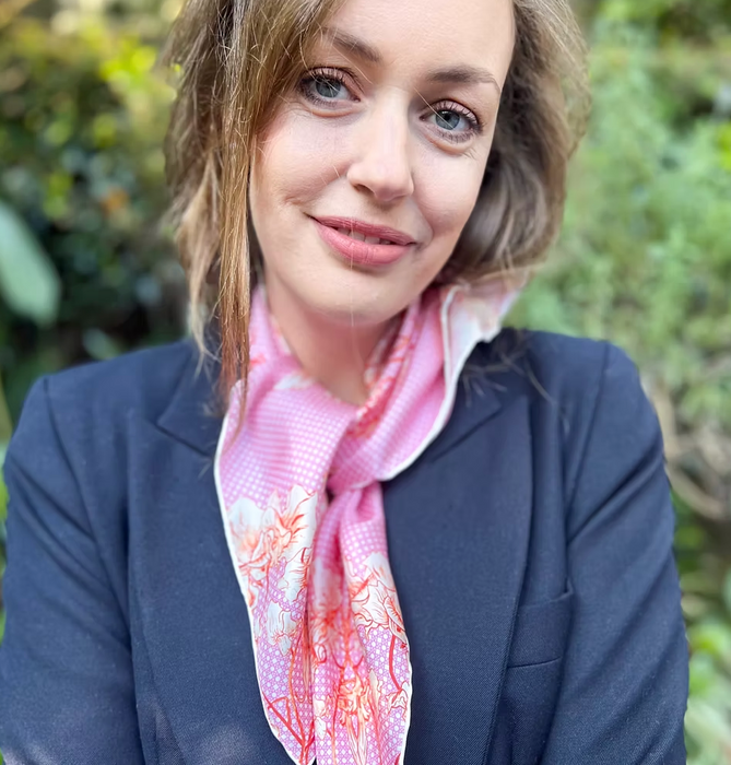 Silk scarf - Dancers silk