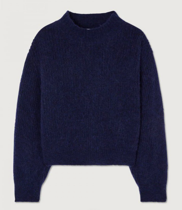 East ribbed crew neck knit