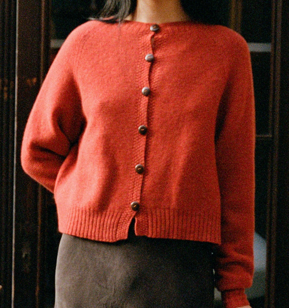 Loft merino cardigan