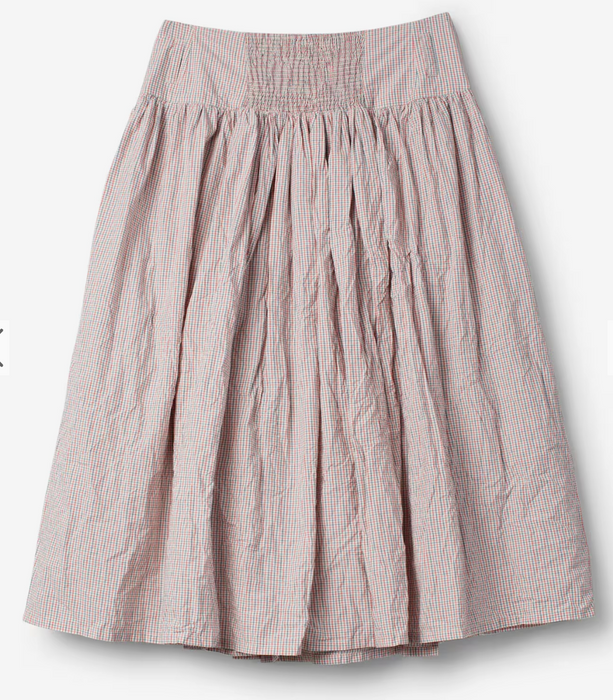 Jannika fine check skirt