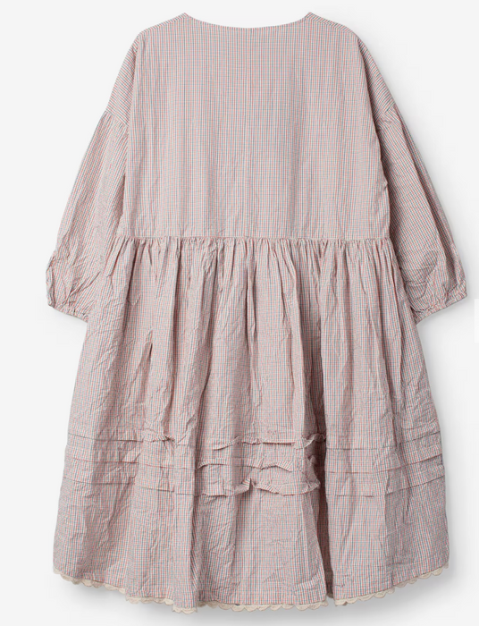 Pearl fine check tunic/smock
