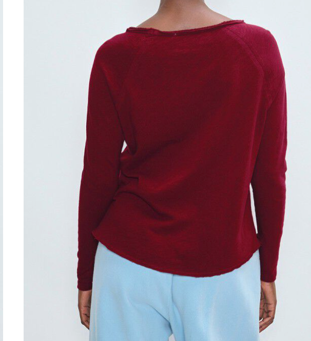 Sonoma boat neck long sleeve tee
