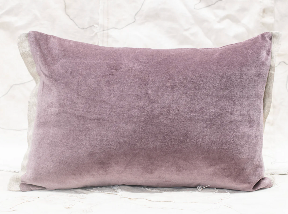 Médici's velvet cushion