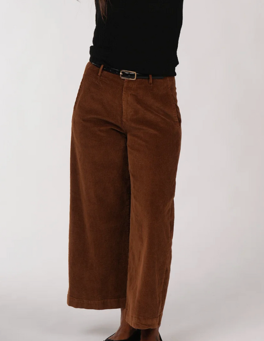 Rene wide leg cord pants