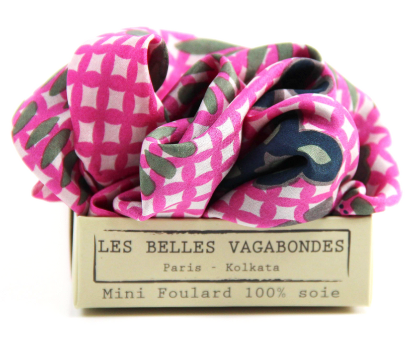 Shippo silk scarf