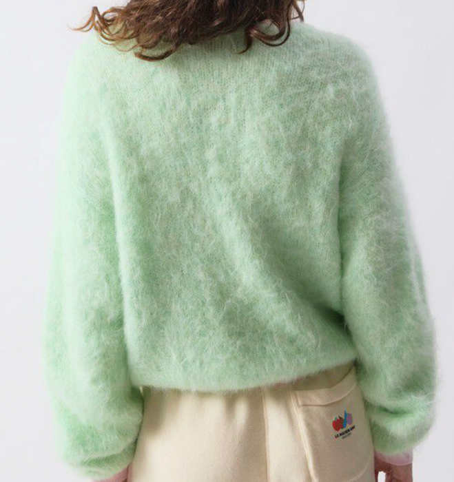 Nib fluffy knit