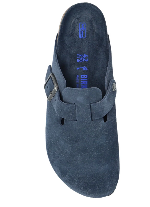 Boston soft foot bed in taupe suede