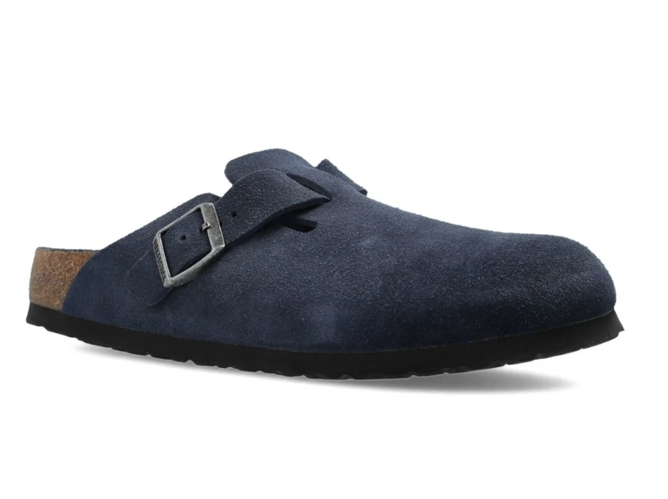 Boston soft foot bed in taupe suede