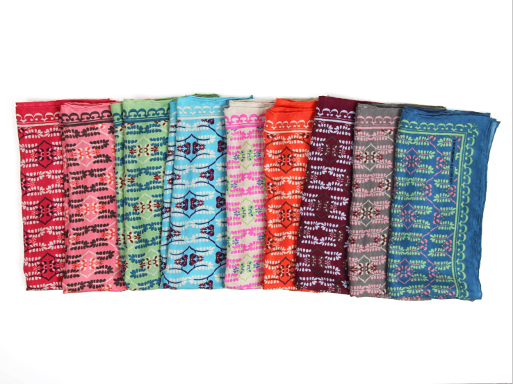 Mini Albertine silk scarf