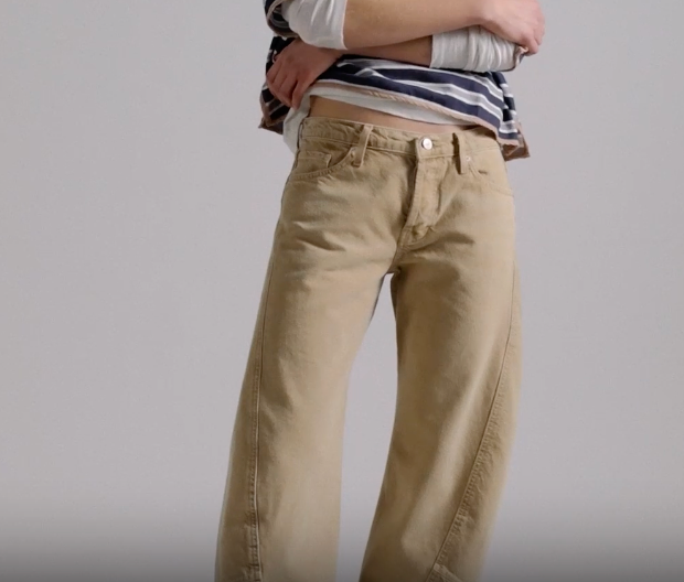 Fable twisted seam bow leg jean