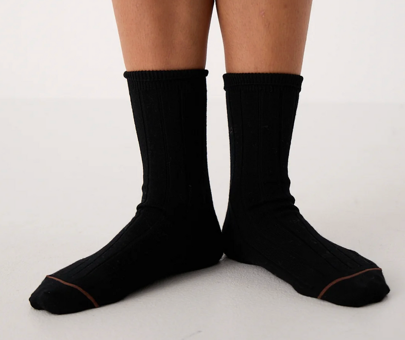 Chaussettes courtes bout apparent