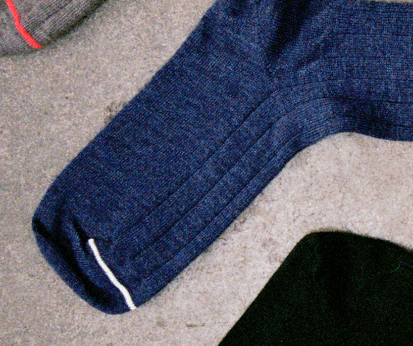 Chaussettes courtes bout apparent