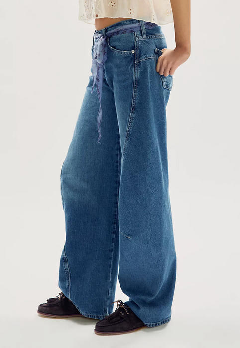 Jean Fable Twiste Seam en denim bleu Heartsong