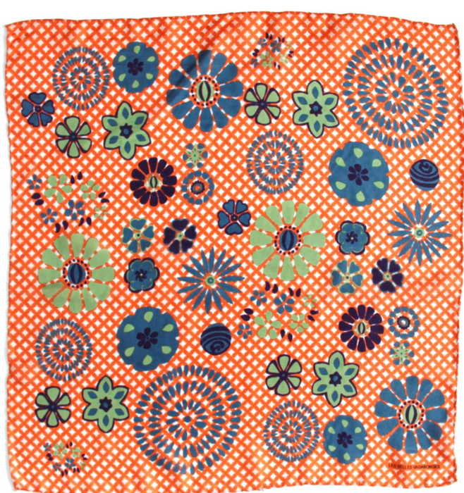 Mini-foulard en soie Shippo