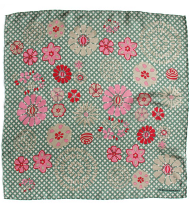 Mini-foulard en soie Shippo