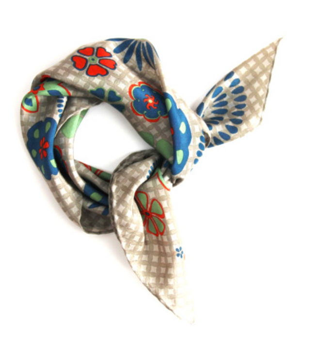 Mini-foulard en soie Shippo