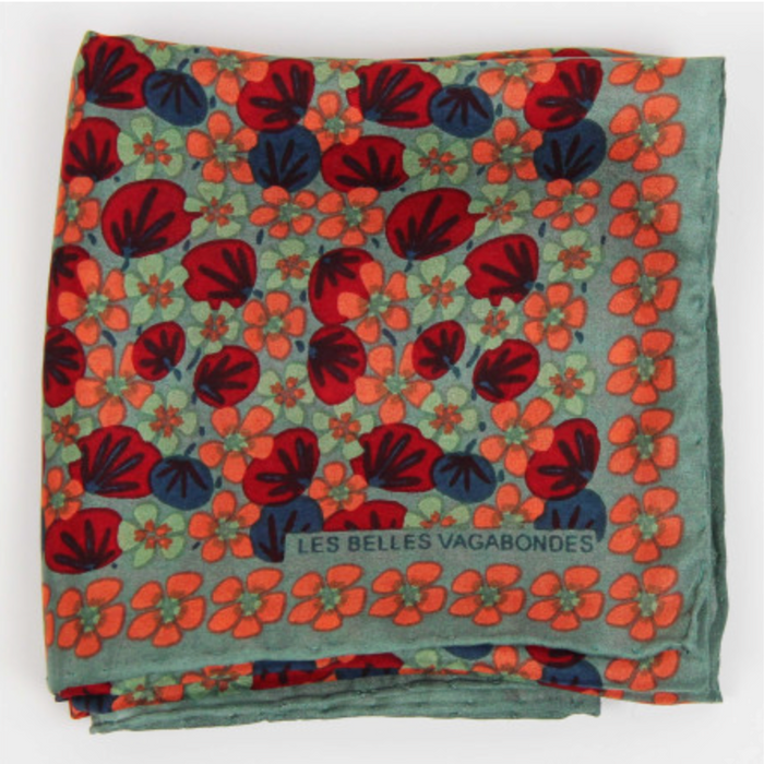 Foulard en soie Capucine