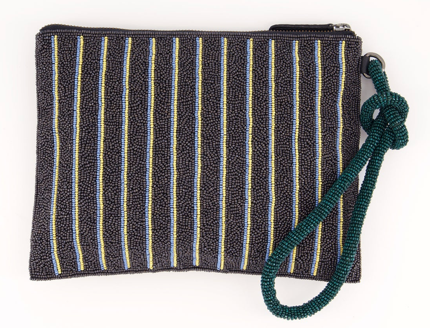 Beaded line clutch