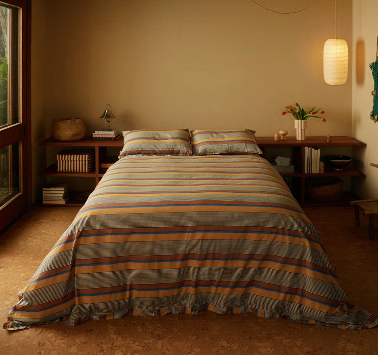 Quilt cover in Louise stripes