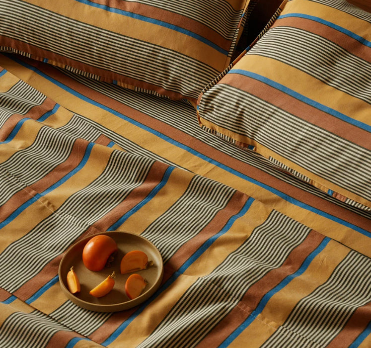 Fitted sheet in Louise stripe