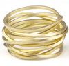 Anna Davern gold coil ring