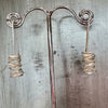 Anna Davern silver coil earrings
