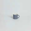 Anne Black Candy Cup Tall in mauve blue-grey glaze, hand-thrown porcelain tall espresso mug