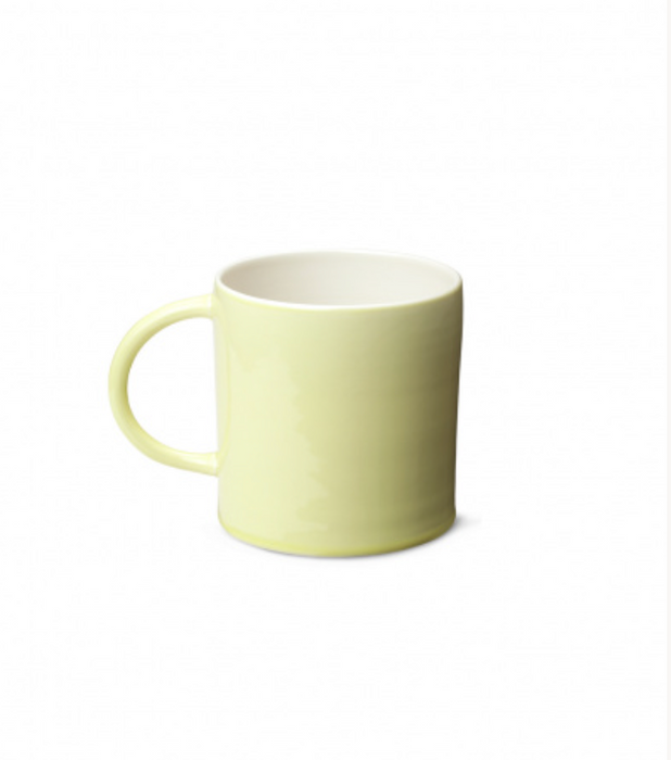 Anne Black coffee (tall) mug in lemon