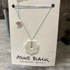 Anne Black porcelain flower necklace, alternate view