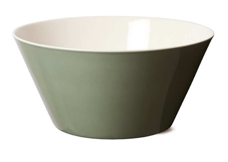 Anne Black salad bowl in jade