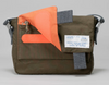 ATKM the Standard mini cross body bag in olivine and orange