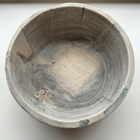 Barefoot gypsy Bleached Indian fruit bowl
