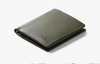 Bellroy Note Sleeve leather wallet in willow, closed front view