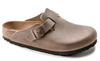 Birkenstock Boston clog in tobacco oiled leather, side view