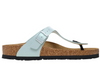 Birkenstock Gizeh thong sandal in surf green, inner side view