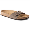 Birkenstock Madrid Big Buckle slide in mocca, buckle side view