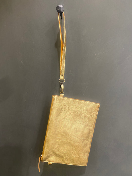 Chook Leaf zip pouch festival bag, alternate view