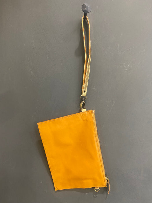 Chook Leaf zip pouch festival bag, alternate view