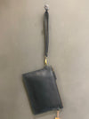 Chook Leaf zip pouch festival bag in navy