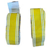 Daniella Farrell gros grain belt in yellow