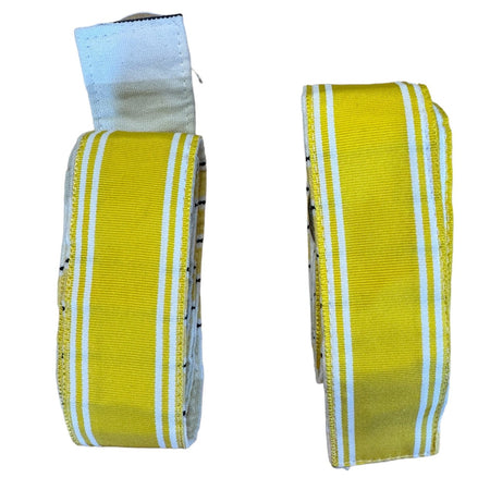 Daniella Farrell gros grain belt in yellow