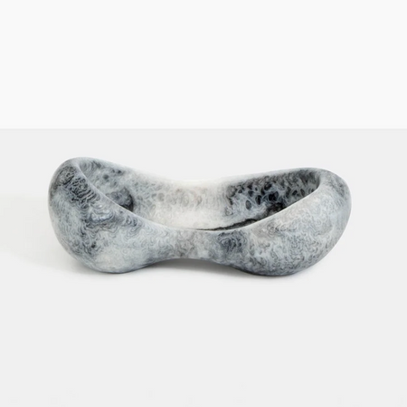 Dinosaur Designs Bones dish in granite, grey and white speckled resin