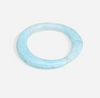 Dinosaur Designs Drift wishbone bangle in pool, pale blue resin