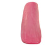 Dinosaur Designs Grand pebble vase in pink resin, side view