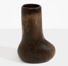 Dinosaur Designs Medium stem vase in cocoa, deep brown resin