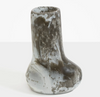 Dinosaur Designs Medium stem vase in granite, grey and white marbled resin