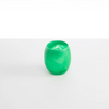 Dinosaur Designs Rock cup in leaf, bright green resin