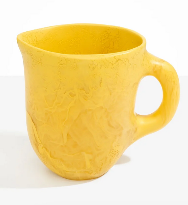Dinosaur Designs large Rock jug in pollen, sunny yellow resin
