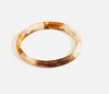 Dinosaur Designs Wishbone bangle in light horn, amber and cream resin
